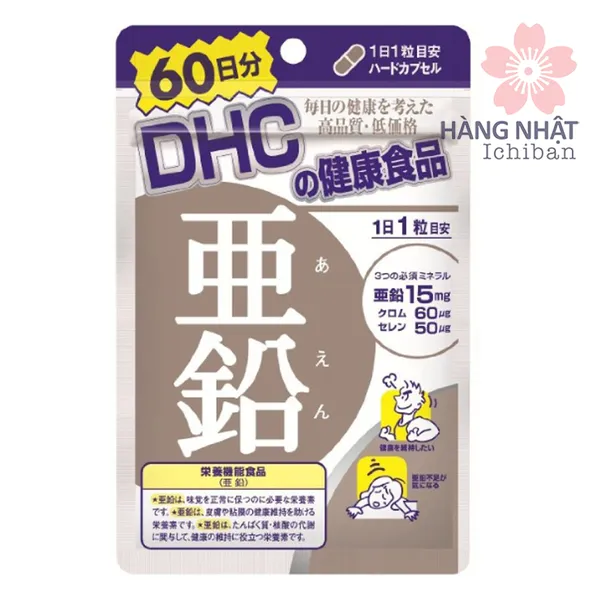 VIÊN UỐNG BỔ SUNG KẼM DHC - TĂNG CƯỜNG SỨC KHỎE TOÀN DIỆN