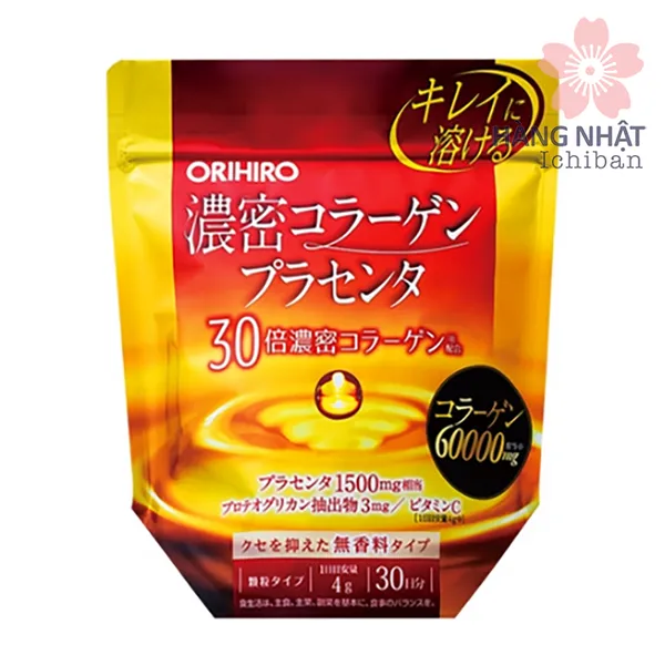 BỘT COLLAGEN NHAU THAI HEO ORIHIRO NHẬT BẢN
