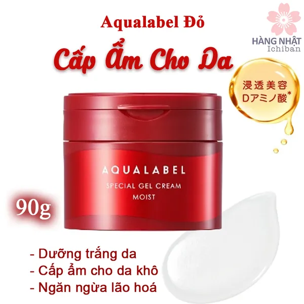 KEM DƯỠNG DA KHÔ AQUALABEL ĐỎ