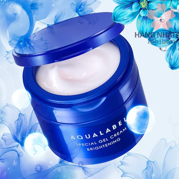 KEM DƯỠNG TRẮNG DA AQUALABEL XANH