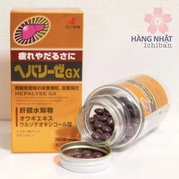 VIÊN UỐNG BỔ GAN HEPARISE GX - TĂNG CƯỜNG SỨC KHỎE TIÊU HÓA