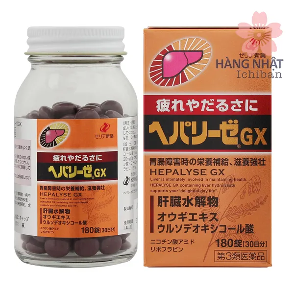 VIÊN UỐNG BỔ GAN HEPARISE GX - TĂNG CƯỜNG SỨC KHỎE TIÊU HÓA