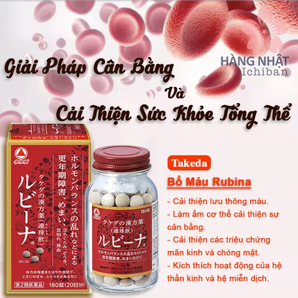 VIÊN BỔ MÁU RUBINA - GIẢI PHÁP TĂNG CƯỜNG SỨC KHỎE TOÀN DIỆN