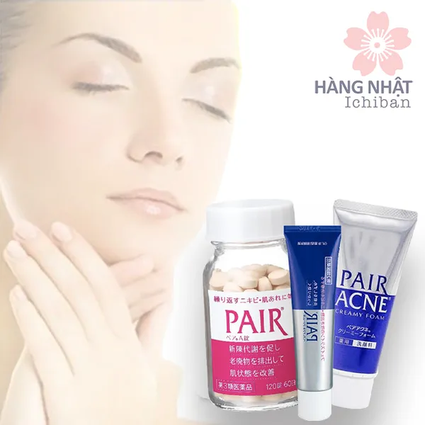 BỘ CHĂM SÓC DA MỤN PAIR NHẬT BẢN