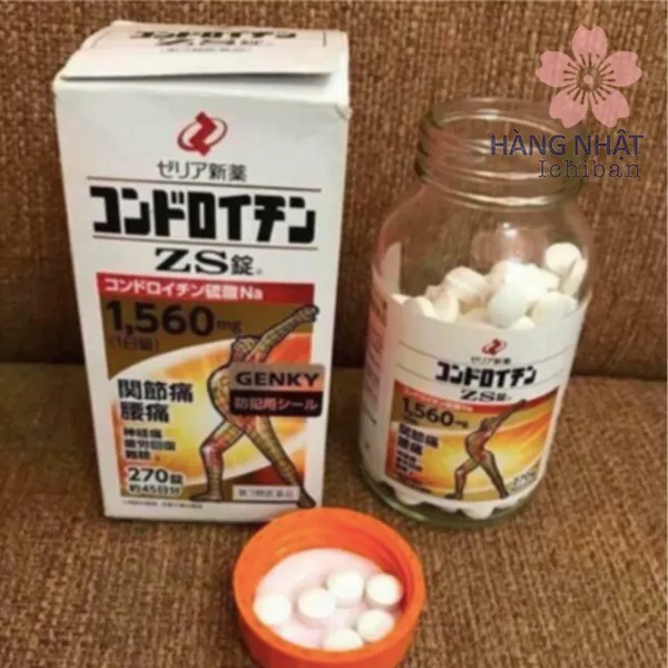 VIÊN UỐNG BỔ XƯƠNG KHỚP ZERIA CHONDROITIN ZS