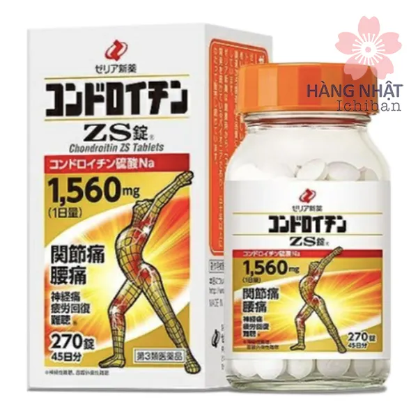 VIÊN UỐNG BỔ XƯƠNG KHỚP ZERIA CHONDROITIN ZS