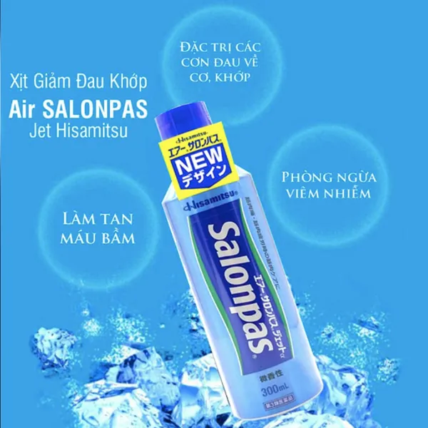 XỊT GIẢM ĐAU SALONPAS HISAMITSU - GIẢI PHÁP HIỆU QUẢ CHO CƠN ĐAU