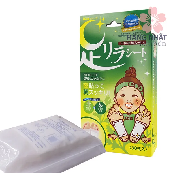 MIẾNG DÁN THẢI ĐỘC TỐ CHÂN NGẢI CỨU - KINOMEGUMI ASHILILA SHEET MUGWORT
