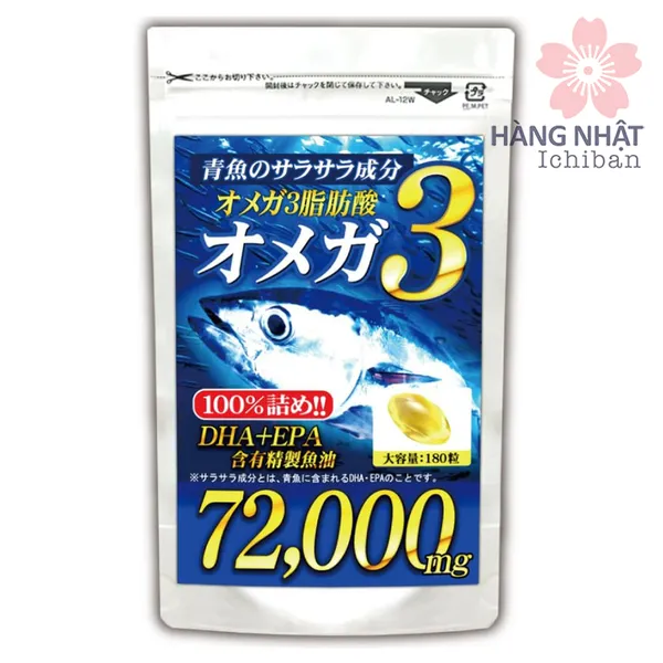 OMEGA 3 CÁ XANH DE72,000 - SỨC KHỎE TỪ BIỂN CẢ