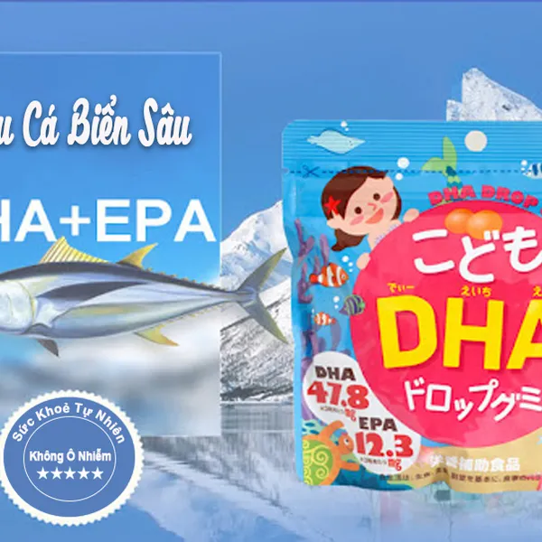 KẸO DẺO BỔ SUNG DHA CHO TRẺ - HƯƠNG VỊ QUÝT THƠM NGON