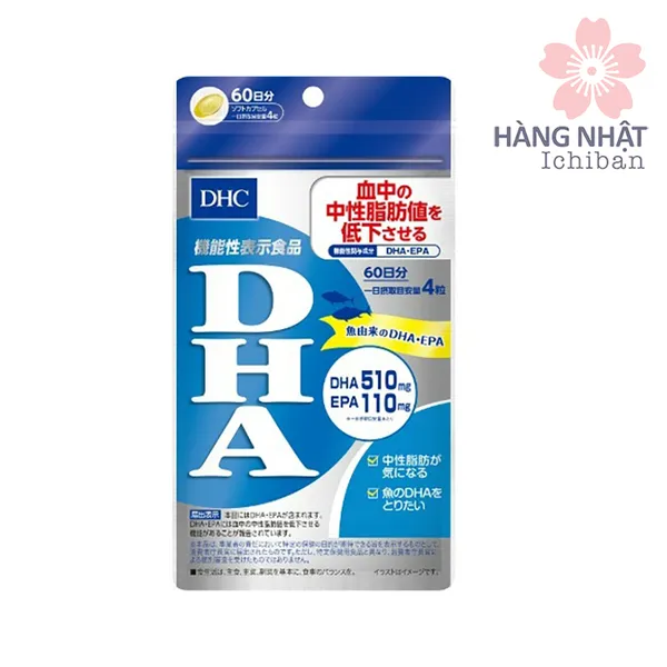 VIÊN UỐNG BỔ NÃO DHC BỔ SUNG DHA VÀ EPA 