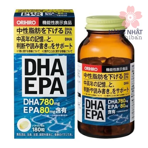 VIÊN UỐNG BỔ SUNG DHA VÀ EPA ORIHIRO GIẢI PHÁP TĂNG CƯỜNG TRÍ NHỚ VÀ TIM MẠCH