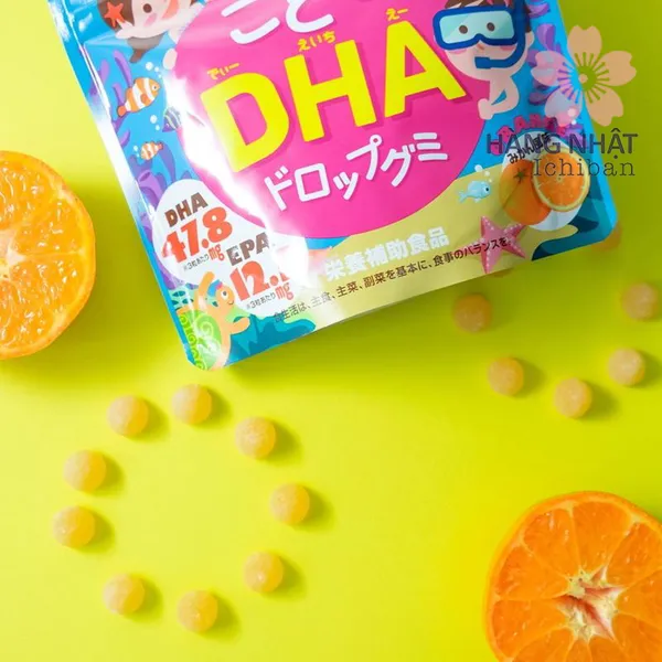 KẸO DẺO BỔ SUNG DHA CHO TRẺ - HƯƠNG VỊ QUÝT THƠM NGON