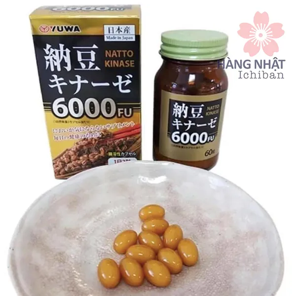 VIÊN UỐNG PHÒNG CHỐNG TAI BIẾN ĐỘT QUỴ YUWA NATTOKINASE 6000FU