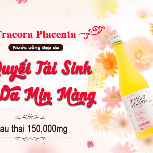 NƯỚC UỐNG ĐẸP DA FRACORA PLACENTA 1500,000