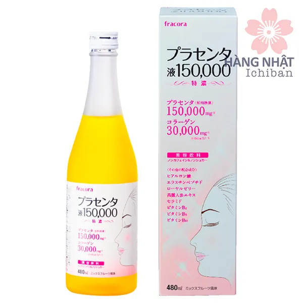 NƯỚC UỐNG ĐẸP DA FRACORA PLACENTA 1500,000