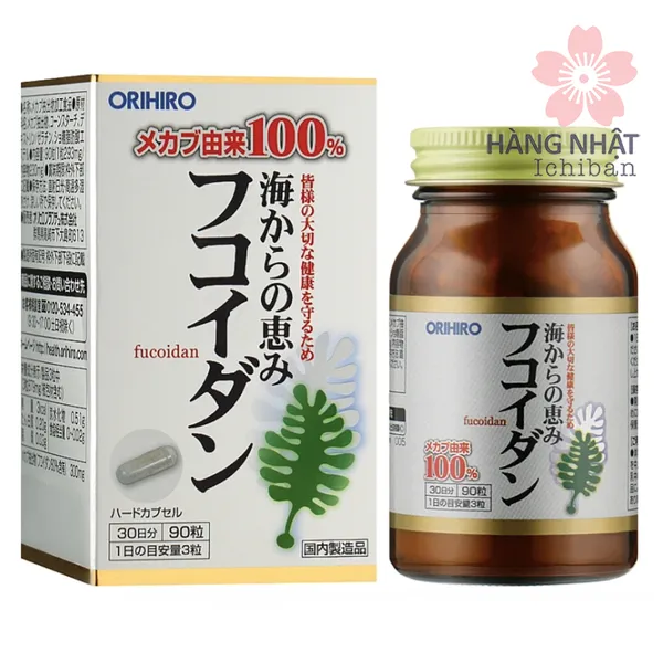 VIÊN UỐNG FUCOIDAN ORIHIRO HỖ ĐIỀU TRỊ UNG THƯ