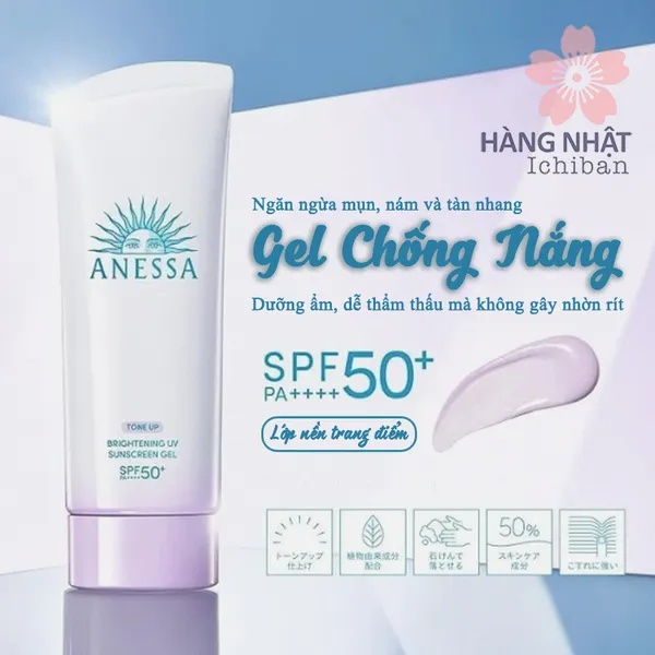 GEL CHỐNG NẮNG SÁNG DA ANESSA BRIGHTENING UV