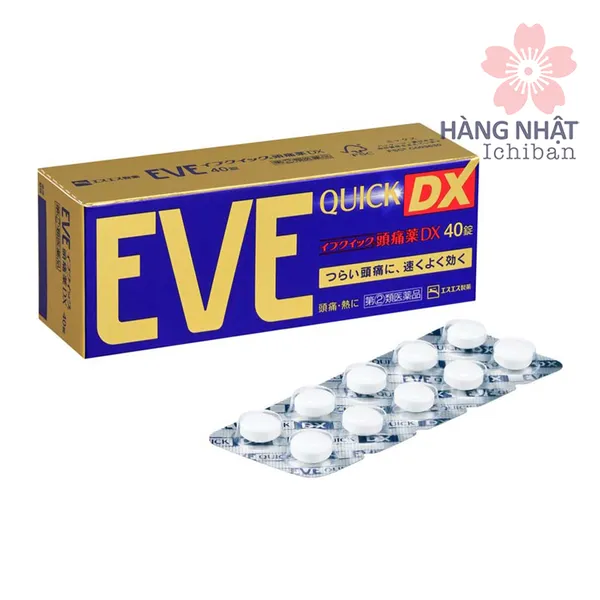 VIÊN UỐNG GIẢM ĐAU HẠ SỐT EVE QUICK DX - GIẢI PHÁP NHANH CHÓNG