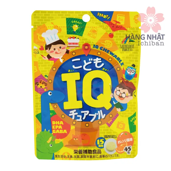 KẸO IQ CAM TĂNG CƯỜNG PHÁT TRIỂN TRÍ NÃO CHO BÉ