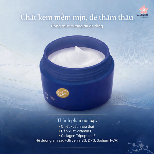 KEM DƯỠNG TRẮNG MEISHOKU - MỜ THÂM NÁM, GIẢM NẾP NHĂN, CẤP ẨM SÂU