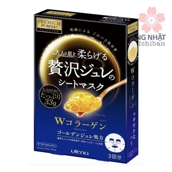 MẶT NẠ THẠCH VÀNG PURESA COLLAGEN CAO CẤP 