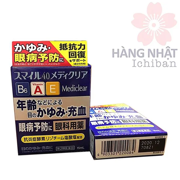 NHỎ MẮT MEDICLEAR CHUYÊN TRỊ NGỨA MẮT - ĐỎ MẮT - VIÊM MẮT