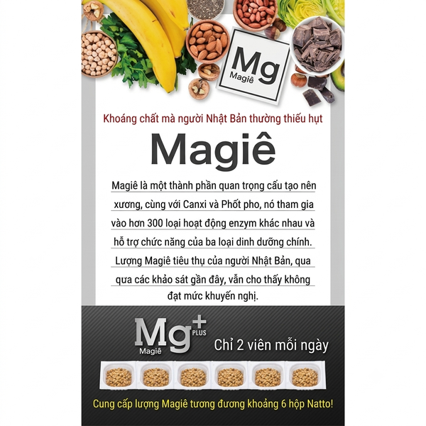 VIÊN UỐNG BỔ SUNG MAGIE MAGNESIUM PLUS 300MG