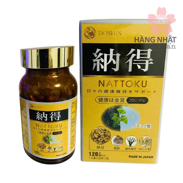 VIÊN UỐNG PHÒNG CHỐNG TAI BIẾN ĐỘT QUỴ NATTOKU