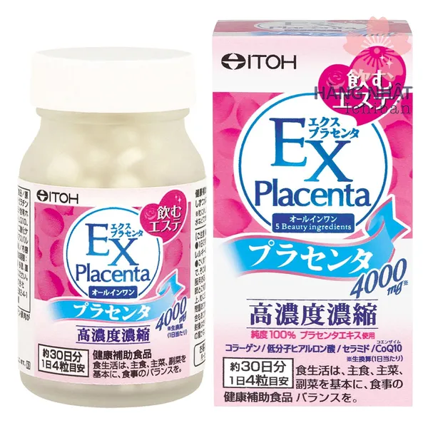 VIÊN UỐNG ĐẸP DA PLACENTA EX - SỰ CHĂM SÓC HOÀN HẢO CHO LÀN DA