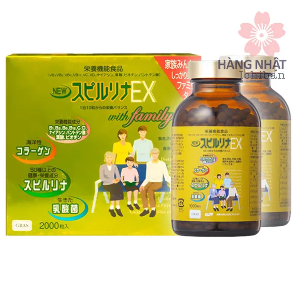 TẢO VÀNG NEW SPIRULINA EX - SỨC KHỎE VÀ VẺ ĐẸP HOÀN HẢO