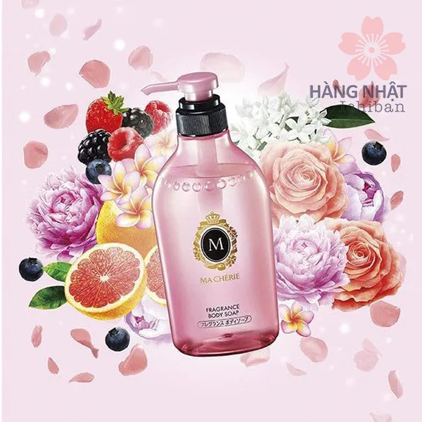 SỮA TẮM TRẮNG DA DƯỠNG ẨM MACHERIE EX HƯƠNG HOA TRÁI CÂY