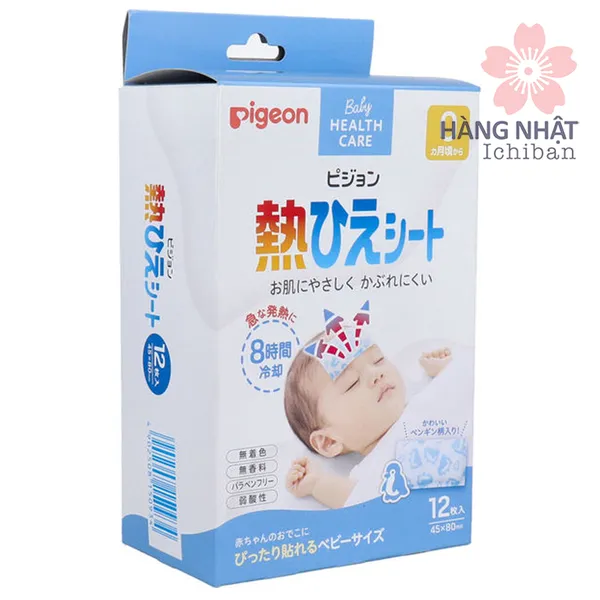 MIẾNG DÁN MÁT HẠ SỐT PIGEON LÀM MÁT CHO TRẺ EM VÀ NGƯỜI LỚN