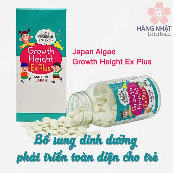 TĂNG CHIỀU CAO EX PLUS - BỔ SUNG CHẤT DINH DƯỠNG CHO SỰ PHÁT TRIỂN CỦA TRẺ