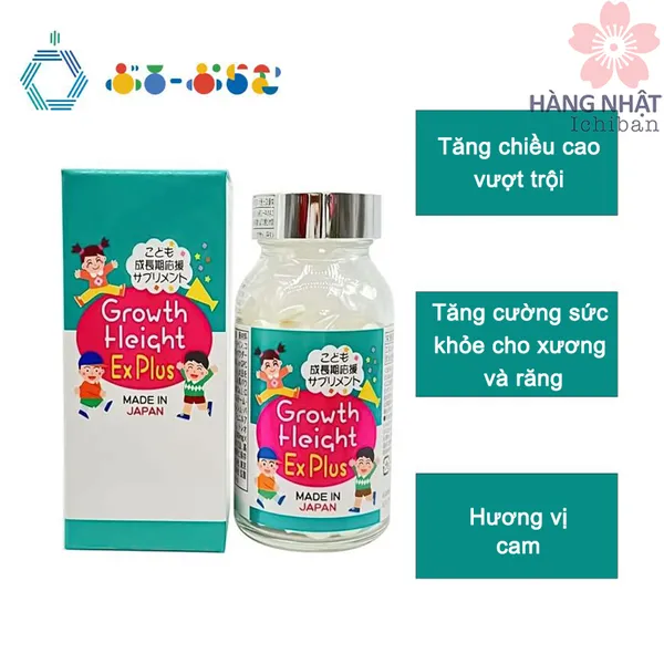 TĂNG CHIỀU CAO EX PLUS - BỔ SUNG CHẤT DINH DƯỠNG CHO SỰ PHÁT TRIỂN CỦA TRẺ