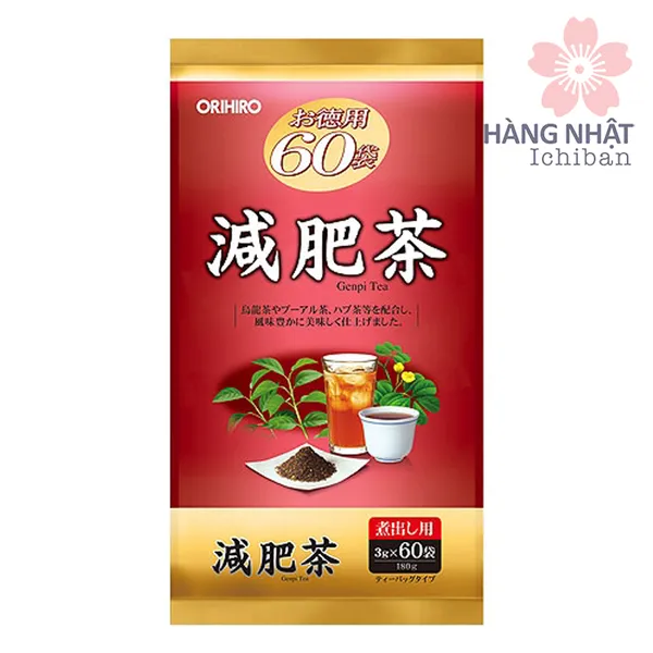 TRÀ GIẢM MỠ BỤNG GENPI TEA ORIHIRO - HỖ TRỢ GIẢM CÂN, LÀM ĐẸP DA VÀ TỐT CHO SỨC KHỎE