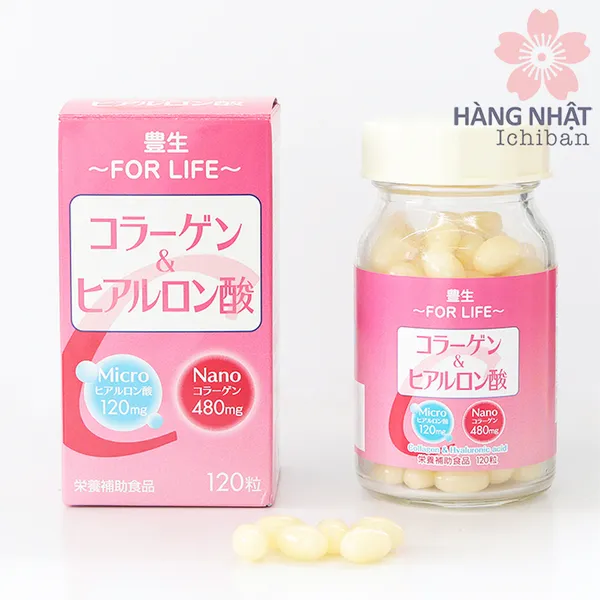 VIÊN UỐNG BỔ SUNG LÀM ĐẸP COLLAGEN & AXIT HYALURONIC