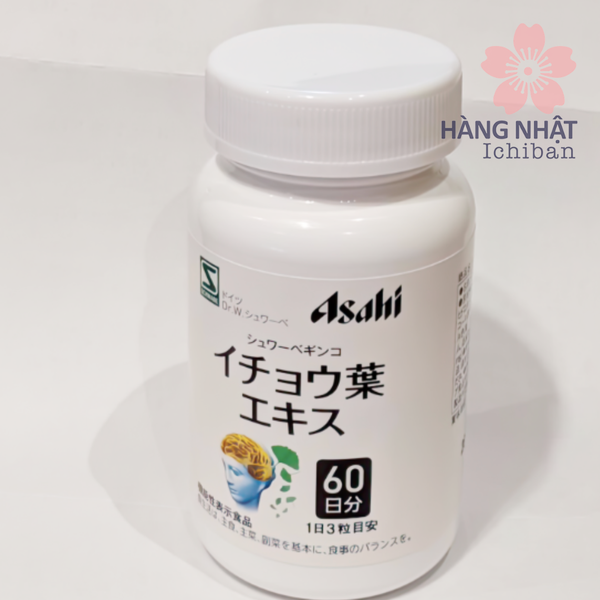 VIÊN UỐNG BỔ NÃO GINKGO BILOBA ASAHI SCHWABE HỖ TRỢ TRÍ NHỚ