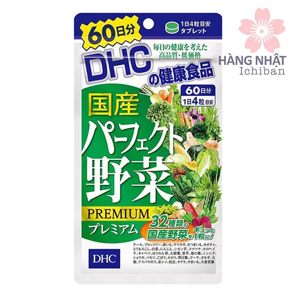 VIÊN UỐNG RAU CỦ QUẢ DHC PREMIUM NHẬT BẢN