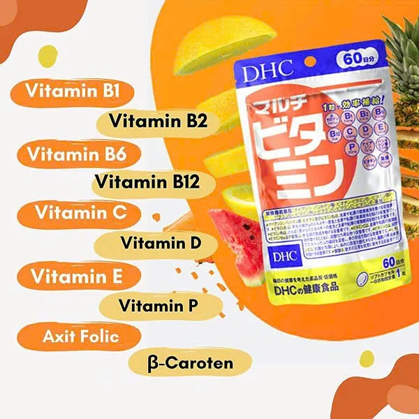 VIÊN UỐNG BỔ SUNG VITAMIN TỔNG HỢP DHC - SỨC KHỎE TOÀN DIỆN