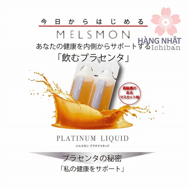 XIRO NHAU THAI NGỰA MELSMON PLATINUM LIQUID - CHÌA KHÓA CHO LÀN DA TƯƠI TRẺ