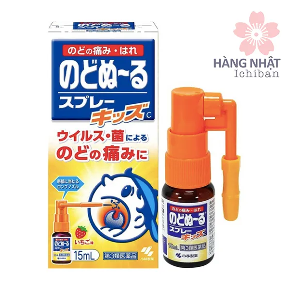 XỊT VIÊM HỌNG TRẺ EM KOBAYASHI - GIẢI PHÁP DỊU NHẸ CHO TRẺ NHỎ