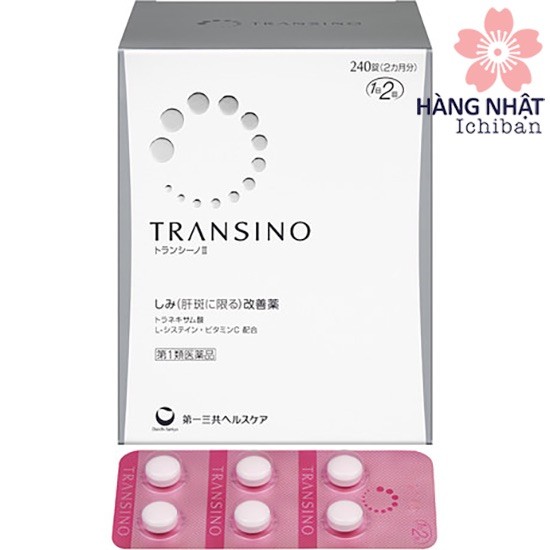 VIÊN UỐNG TRỊ NÁM DA TRANSINO WHITENING