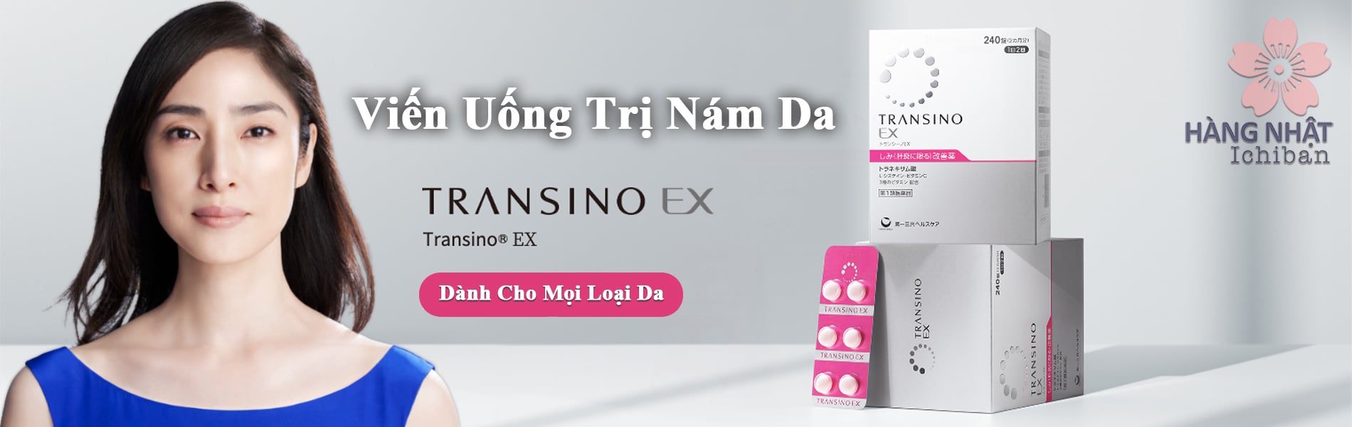 Viên Trị Nám Da Transino EX - Chống Nám Hiệu Quả, An Toàn Viên Trị Nám Da Transino EX - Chống Nám Hiệu Quả, An Toàn