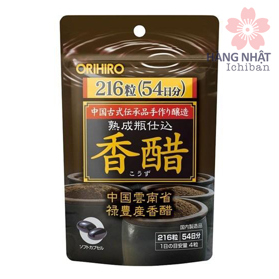 Viên Giấm Đen Giảm Cân Orihiro - Bảo Vệ Sức Khỏe, Duy Trì Vẻ Đẹp Viên Giấm Đen Giảm Cân Orihiro - Bảo Vệ Sức Khỏe, Duy Trì Vẻ Đẹp