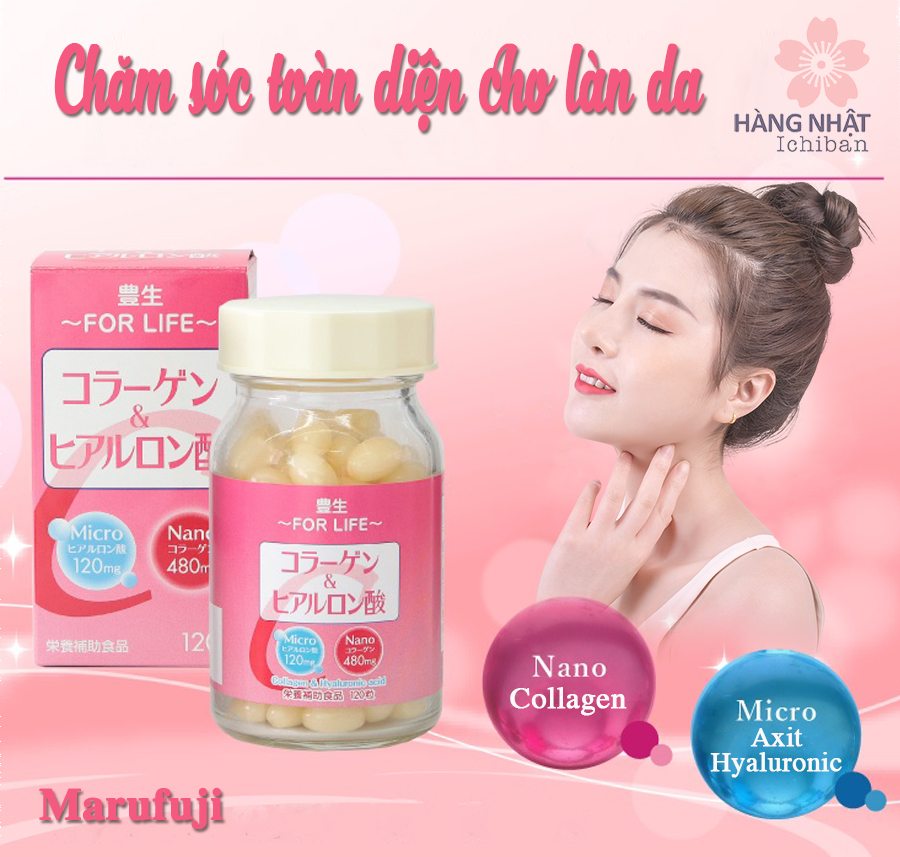 Viên Uống Bổ Sung Dinh Dương Làm Đẹp Collagen & Axit Hyaluronic Viên Uống Bổ Sung Dinh Dương Làm Đẹp Collagen & Axit Hyaluronic