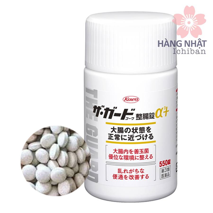 Viên uống hỗ trợ đại tràng The Guard Kowa α3+ Viên uống hỗ trợ đại tràng The Guard Kowa α3+