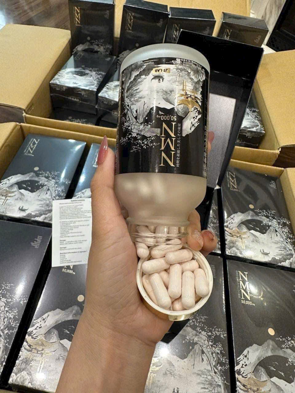 Viên Uống NMN 50,000PLUS - Tăng Cường Sức Khỏe và Trẻ Hóa Da Tự Nhiên Viên Uống NMN 50,000PLUS - Tăng Cường Sức Khỏe và Trẻ Hóa Da Tự Nhiên