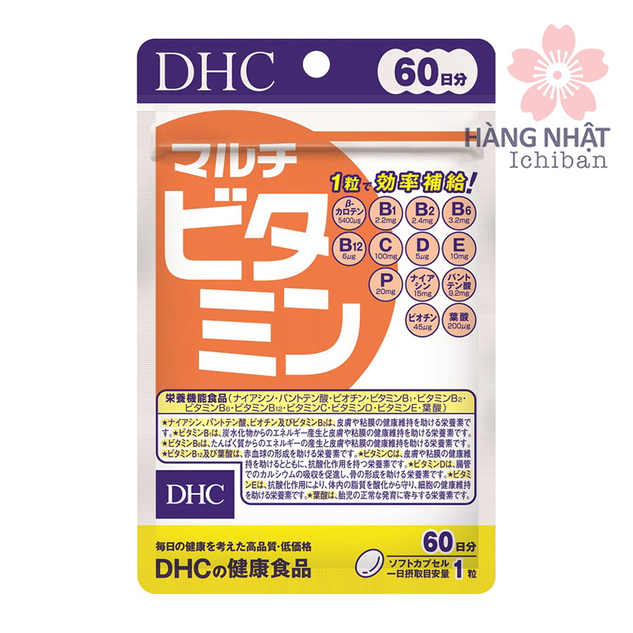 Viên Uống Bổ Sung Vitamin Tổng Hợp DHC - Sức Khỏe Toàn Diện Viên Uống Bổ Sung Vitamin Tổng Hợp DHC - Sức Khỏe Toàn Diện