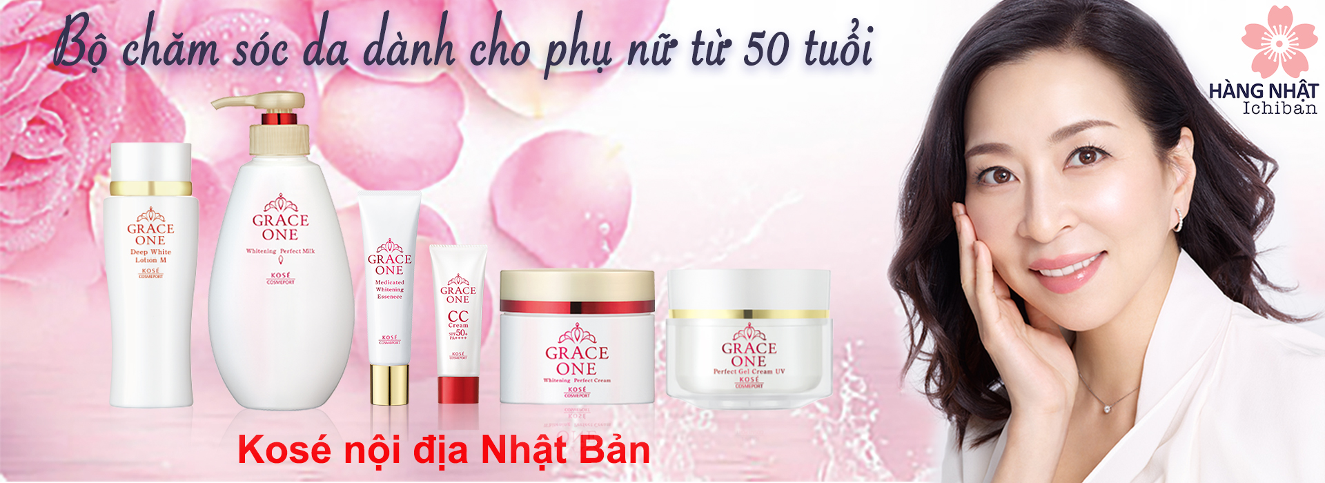 Bộ chăm sóc da mặt từ 50 tuổi Bộ chăm sóc da mặt từ 50 tuổi